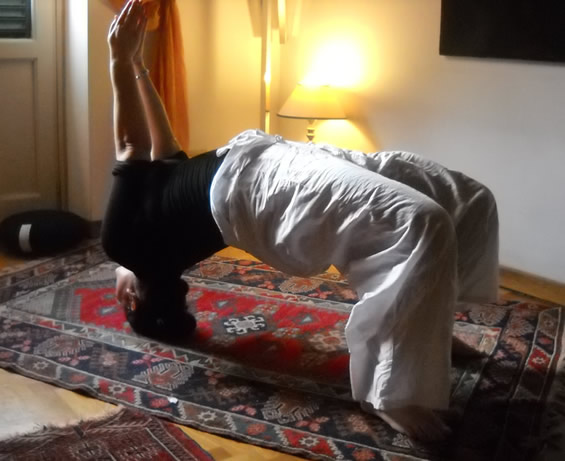 Yoga Asana - Urdhva Dharurasana Variazione